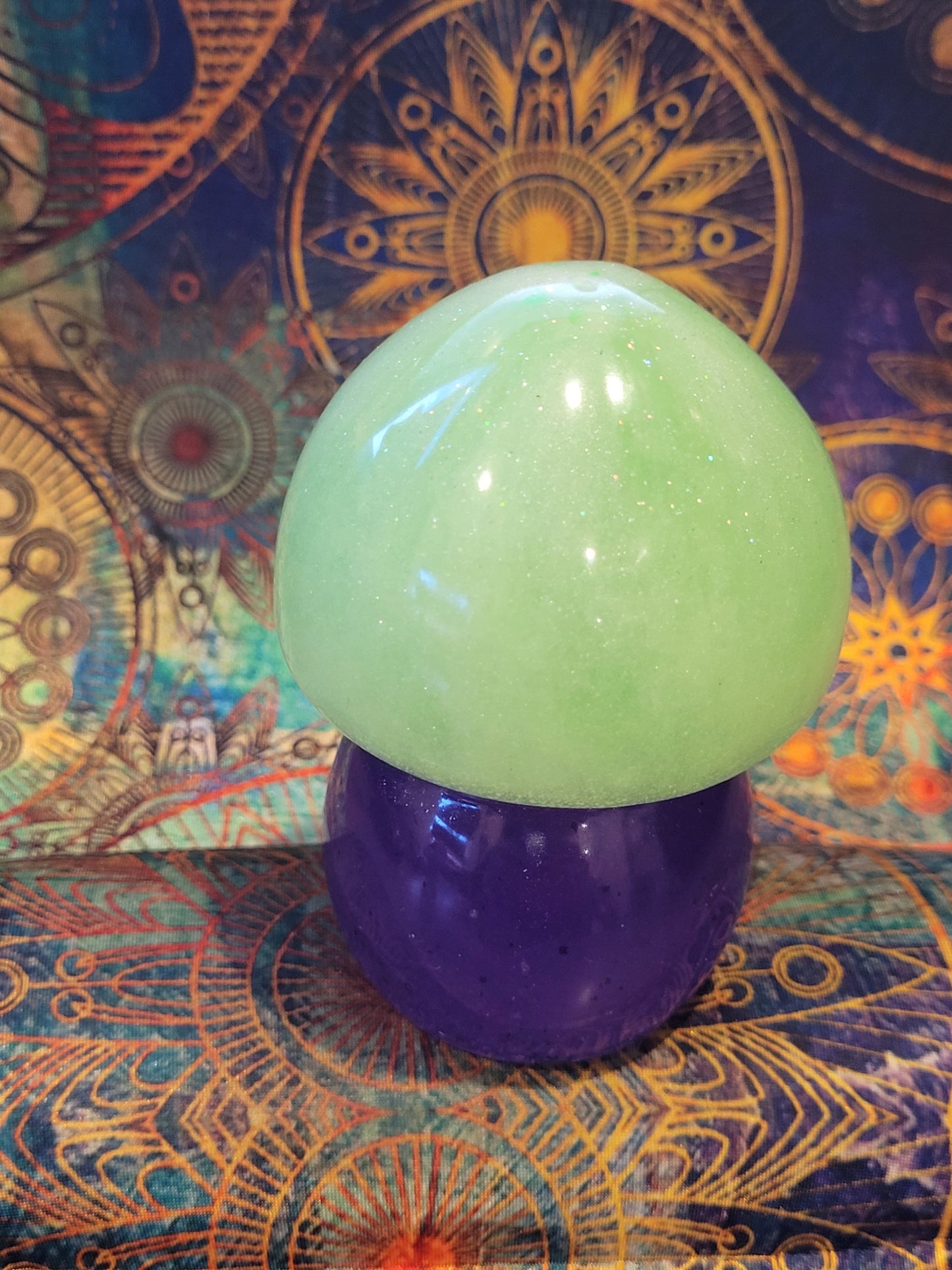 Resin Epoxy Mushroom Decor Accent Paper Weight - BOHO, Hippie, Coastal Decor