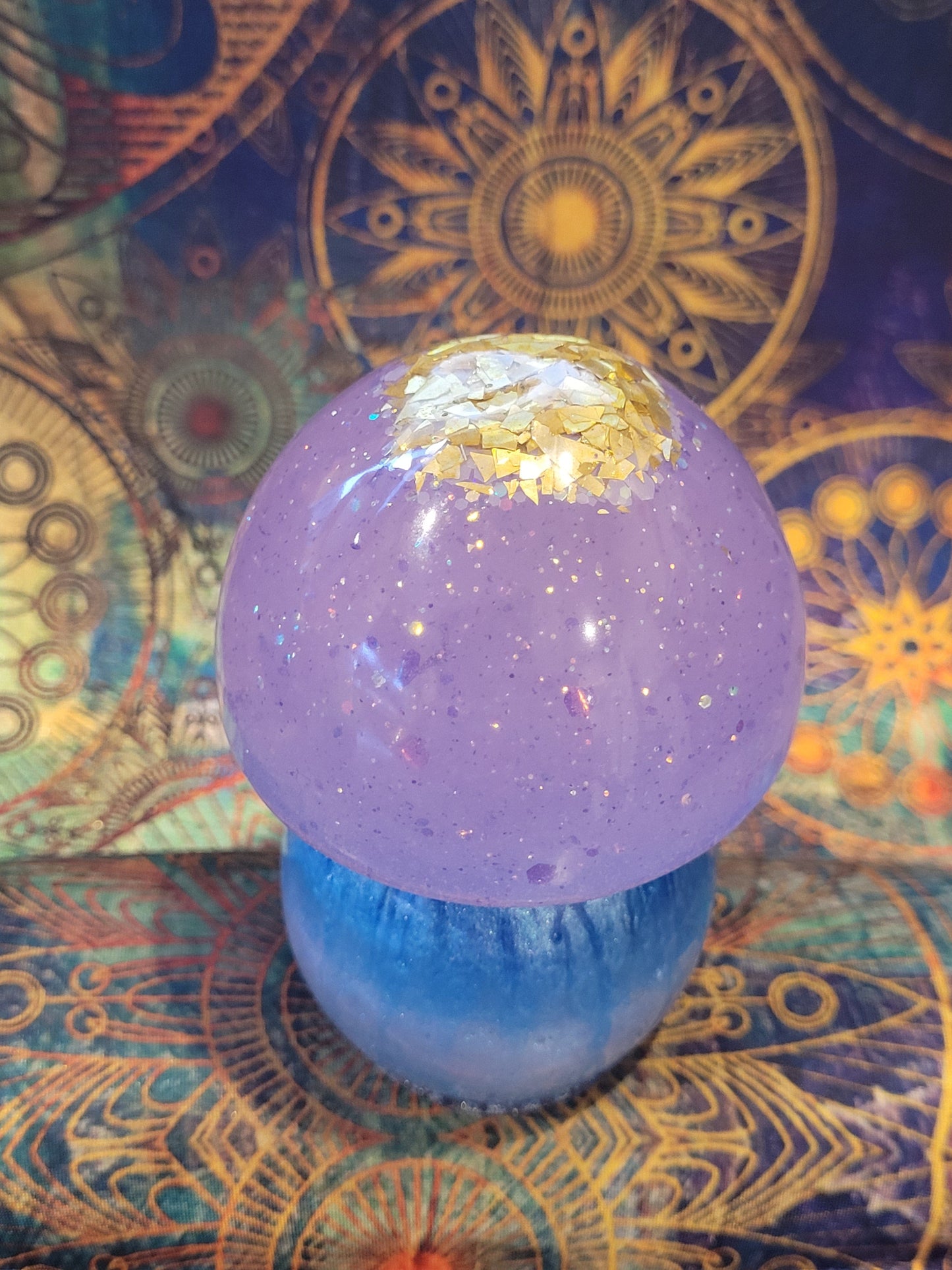 Resin Epoxy Mushroom Decor Accent Paper Weight - EDM, BOHO, Hippie Vibes