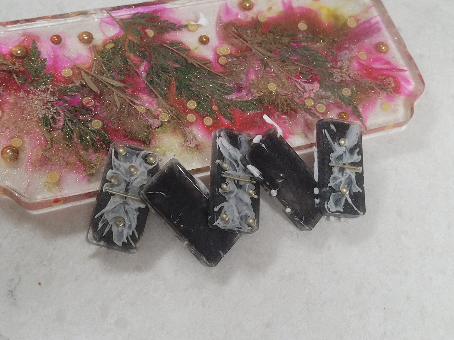 Flawed * Floral Serving Paddle - Decorative Tray