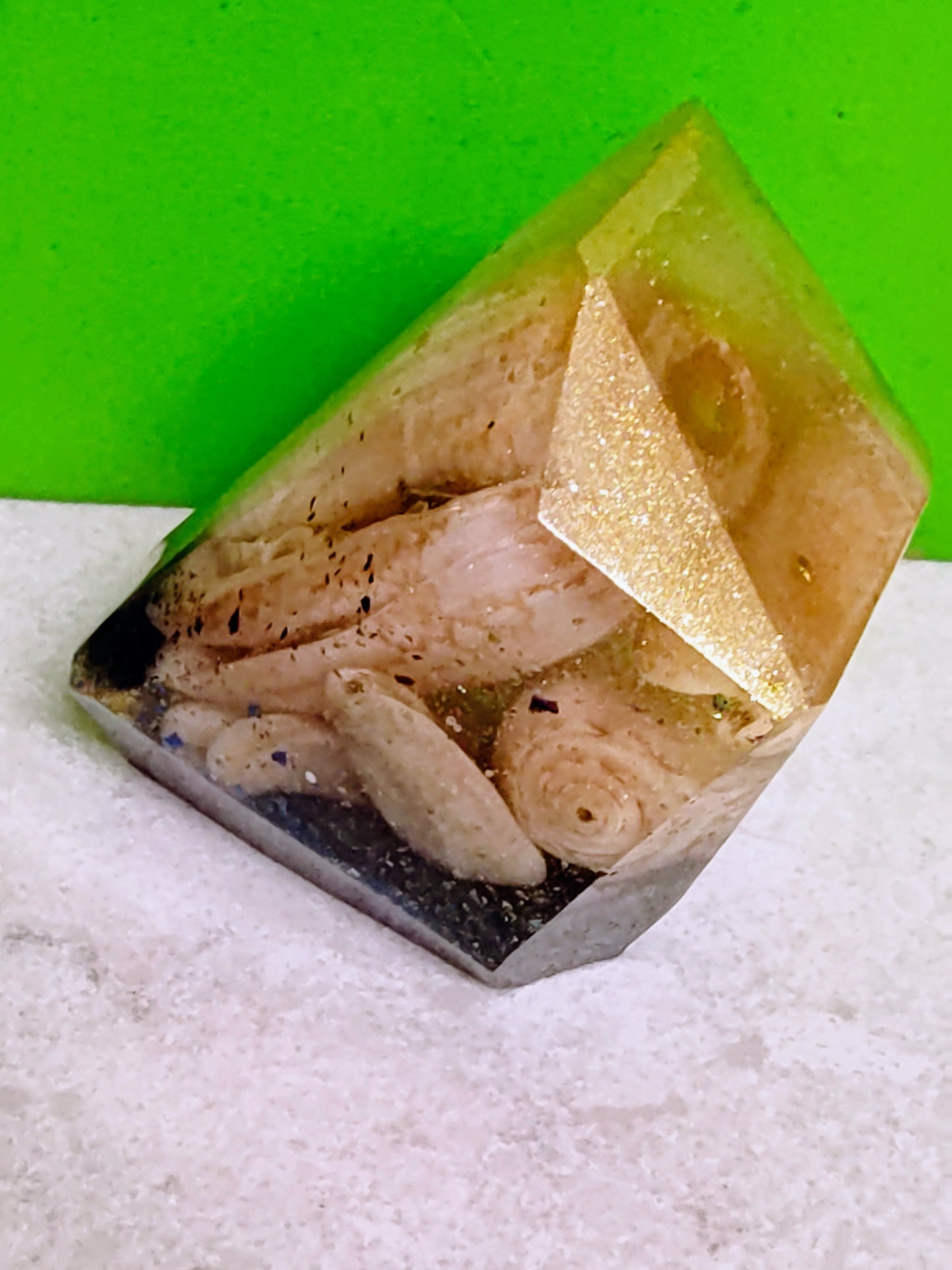 Hand Crafted Epoxy Resin Gemstones - paper weight - accent - decor - gift