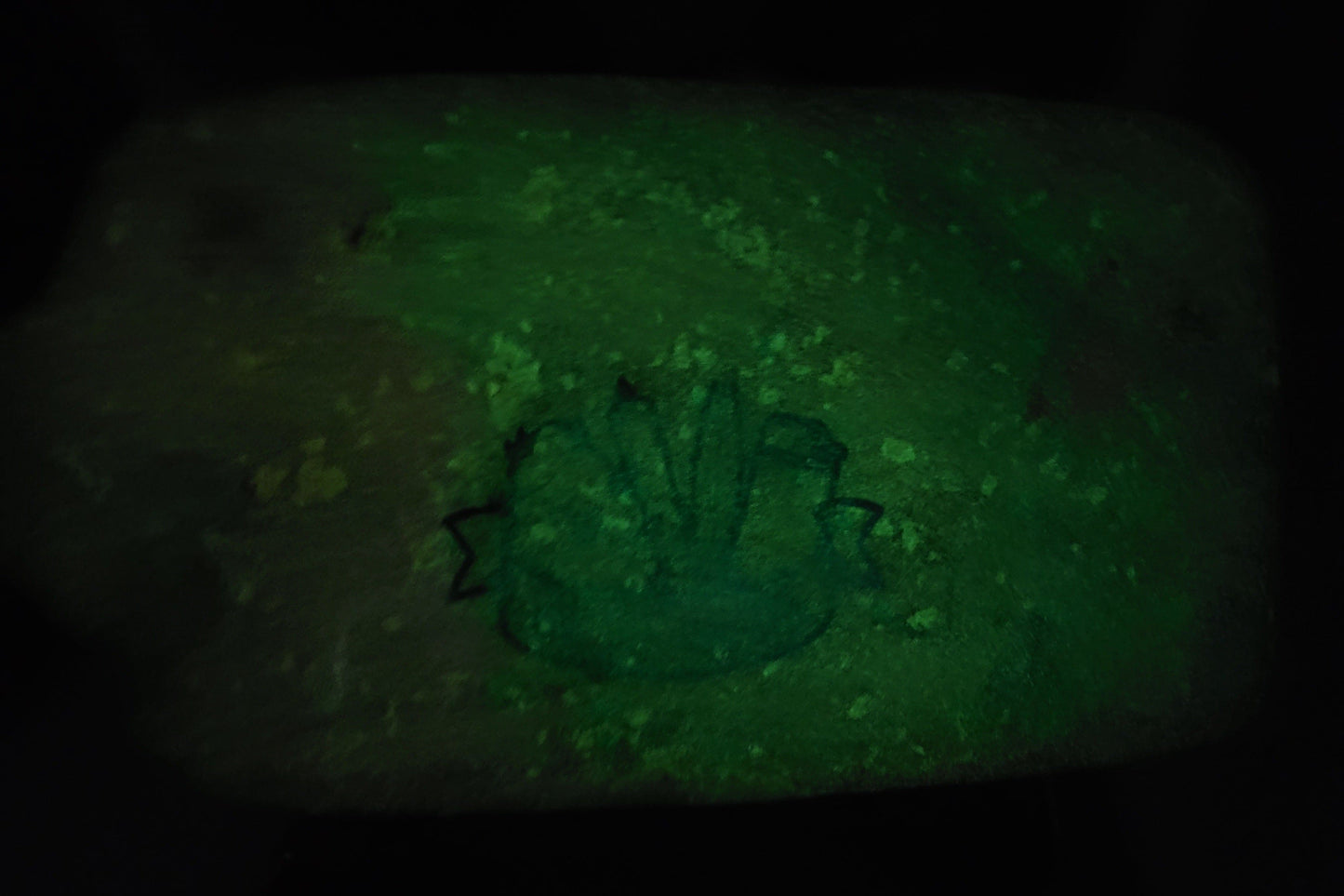 Rasta Theme Glow In The Dark Herb Boho Serving - Rolling Tray - Paddle