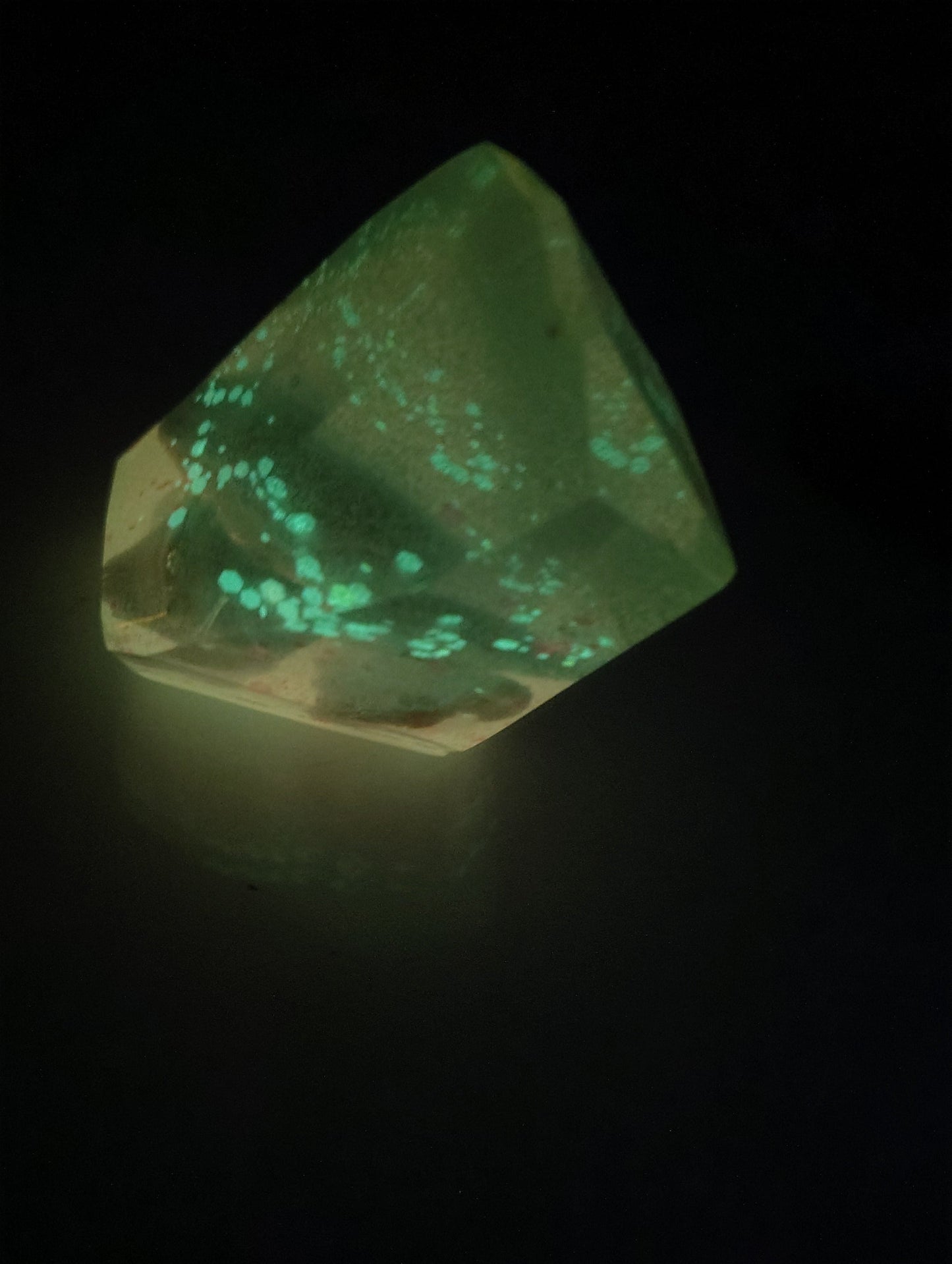 Hand Crafted Epoxy Resin "Gentle Glow" Gemstone - paper weight - accent - decor - gift