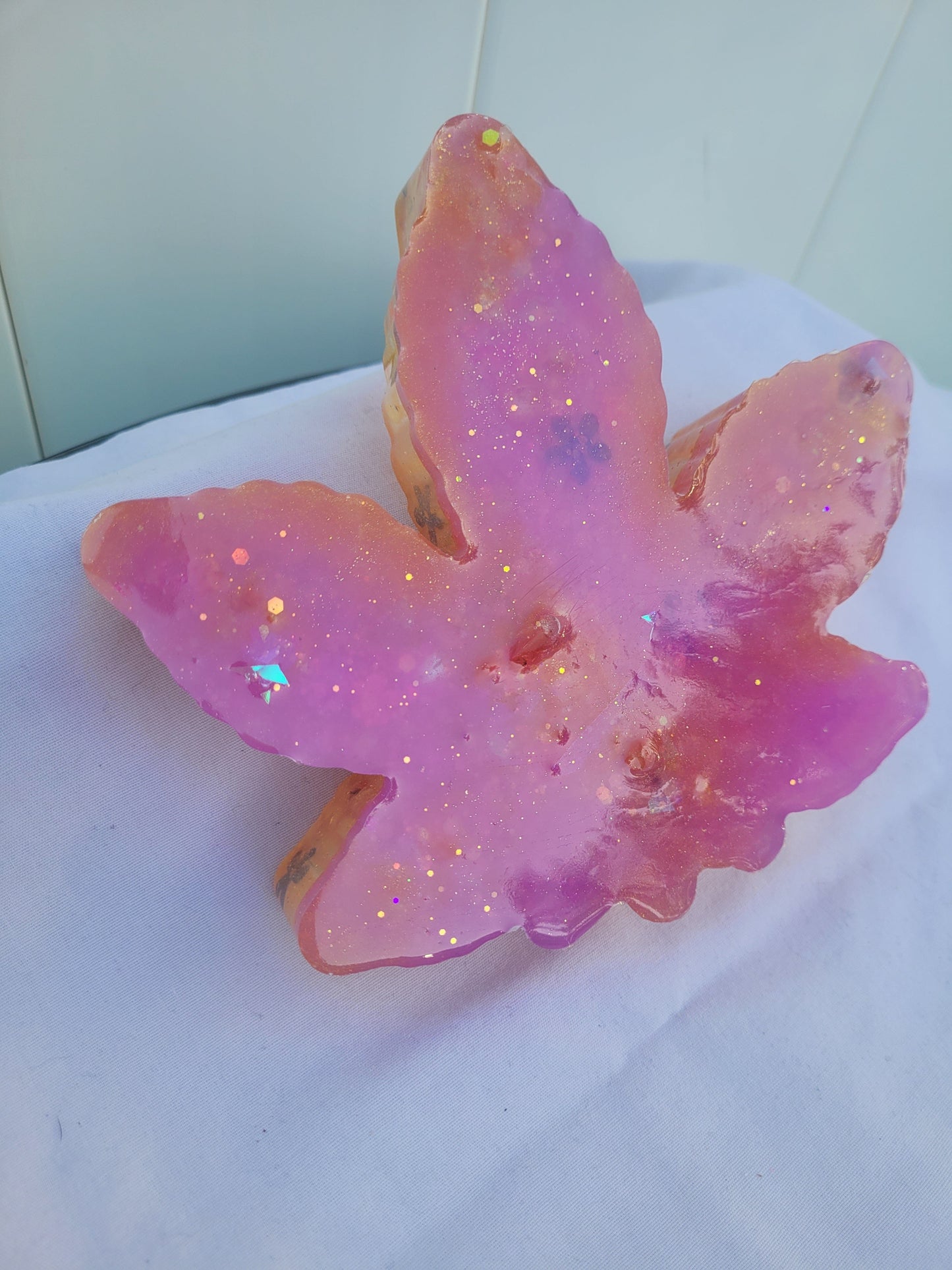 Pot Leaf Ashtray - *Glow in the Dark* Groovy