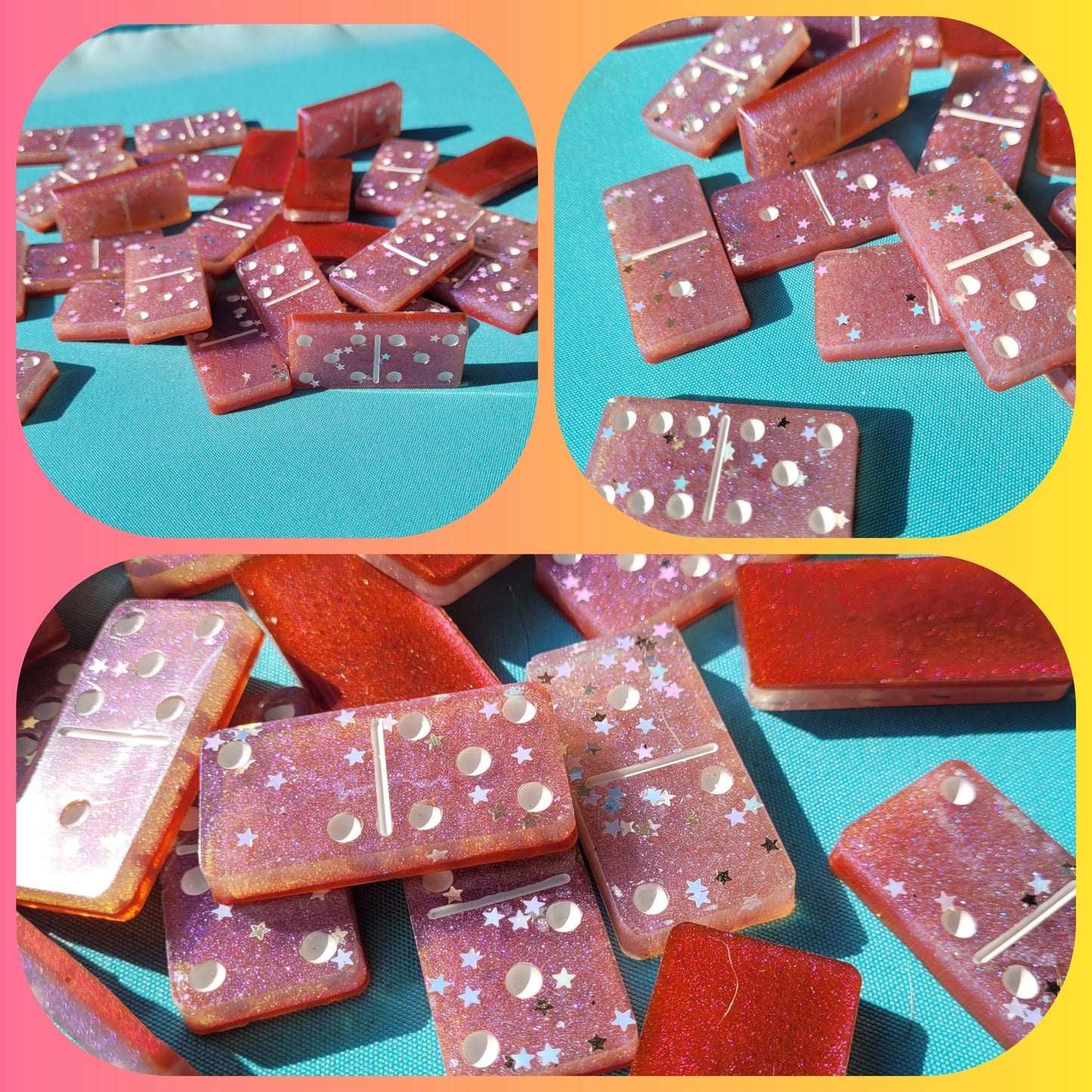 Classic Pip 28 Tile Resin Domino Game - Not Heat Tolerant