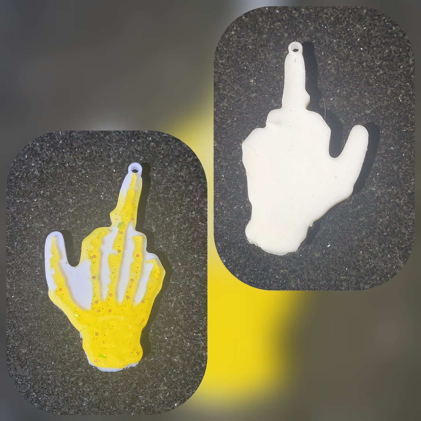 Middle Finger Keychain