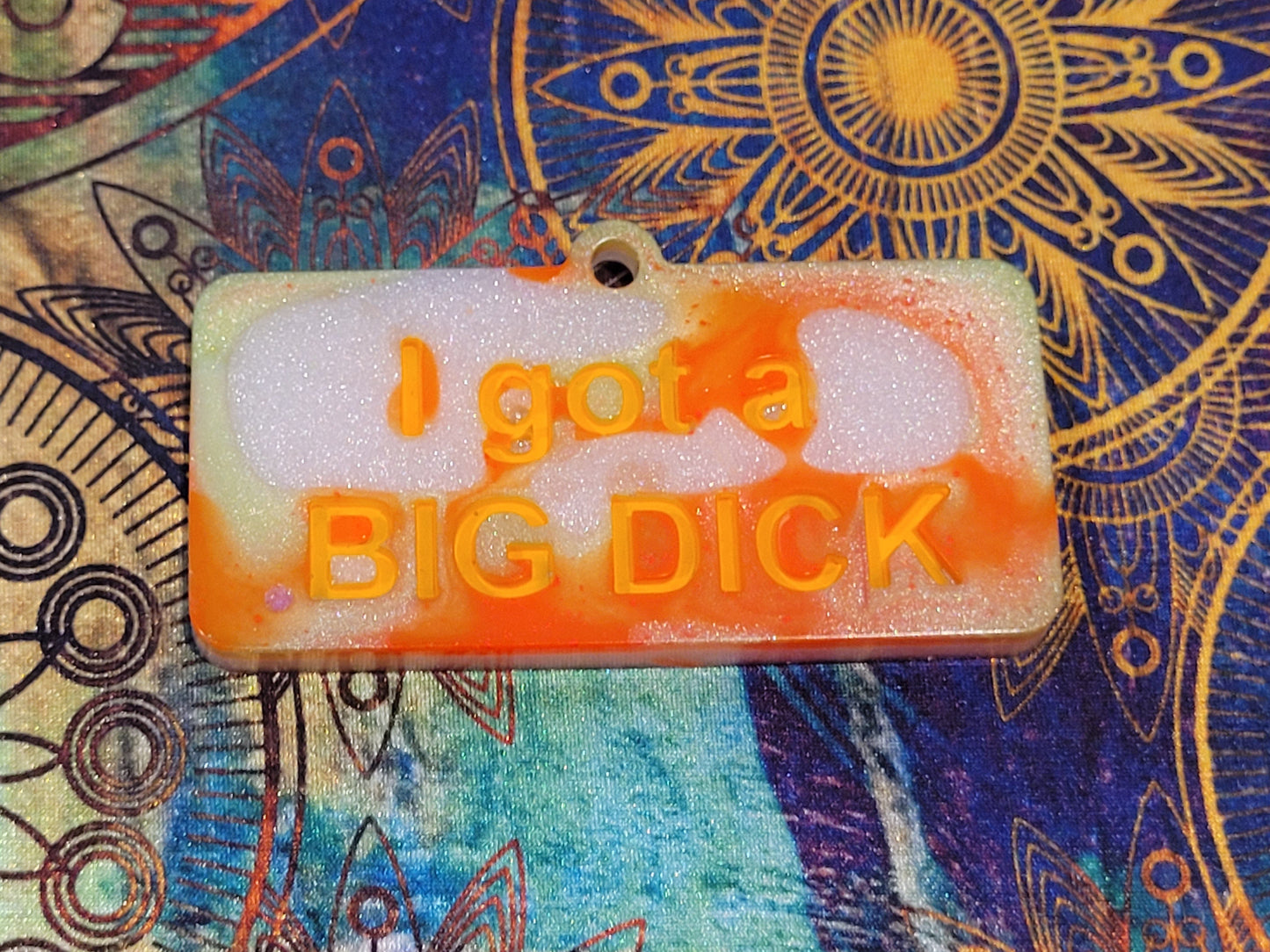 Big Dick Keychain Attitude Keychain - Tag