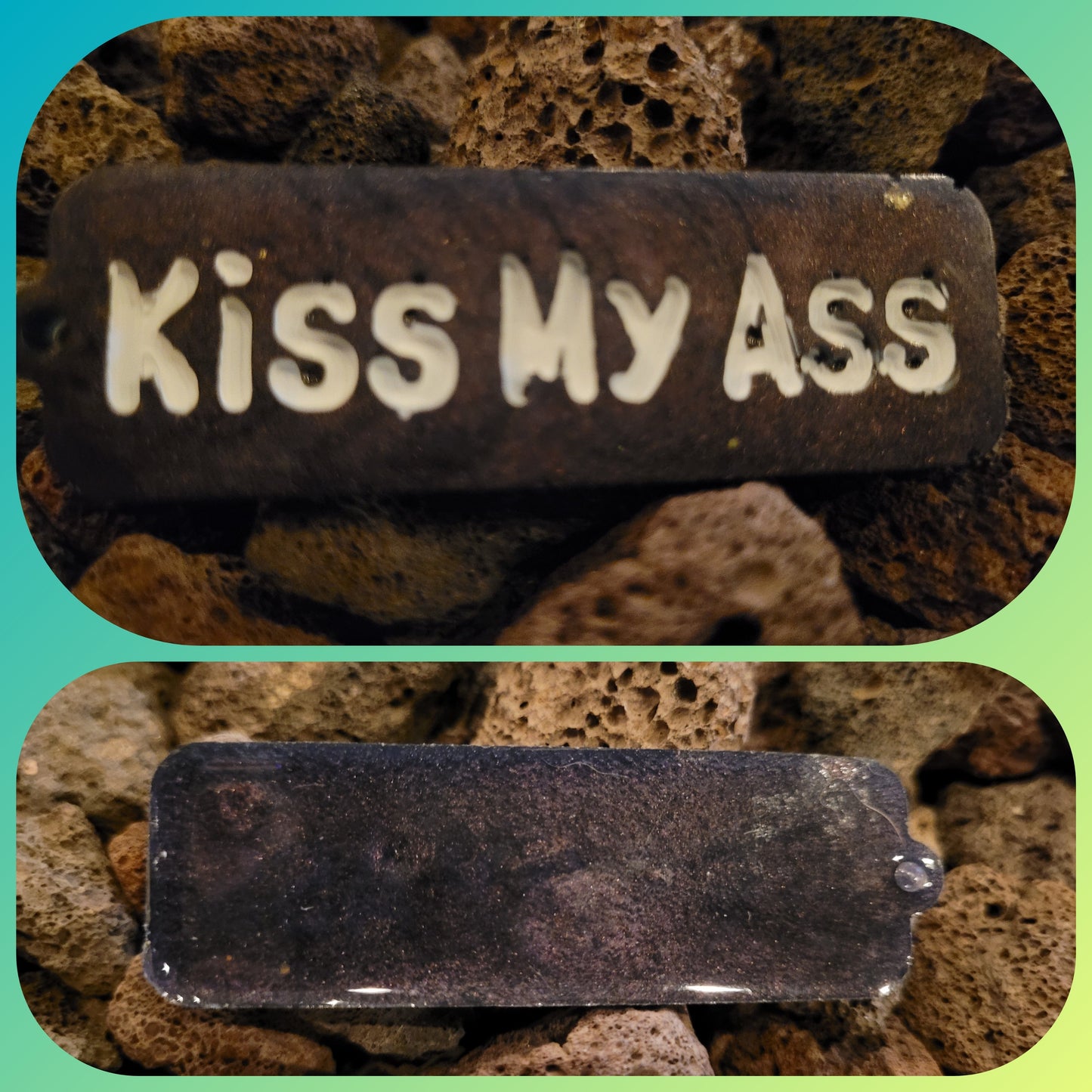 Kiss My Ass Keychain